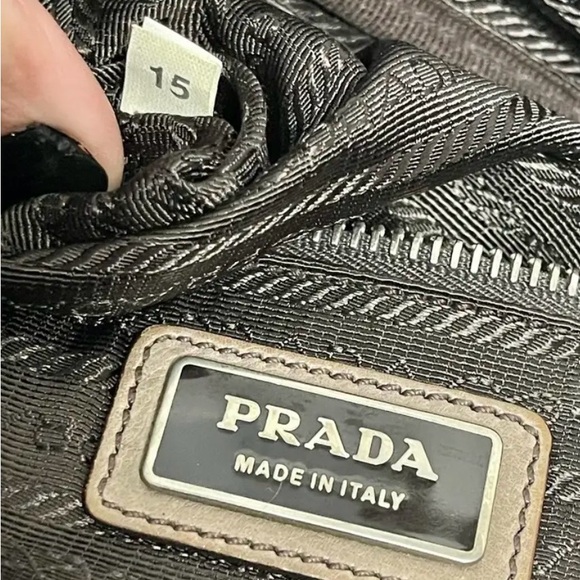 Prada Brown Leather Bag with Gold Hardware - Picture 7 of 8